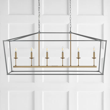 Pagoda Lantern Metal LED Pendant